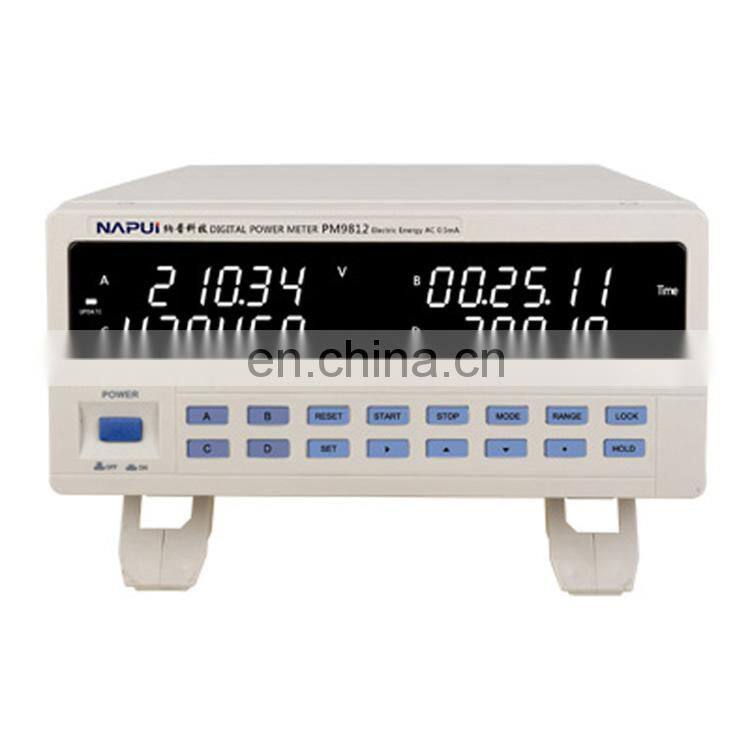 Digital Power Meter Wattmeter Intelligence Power Analyzer For V/A/W/PF PM9812