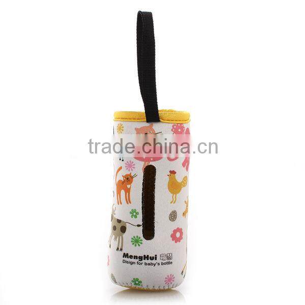 Neoprene baby bottle warmer bag