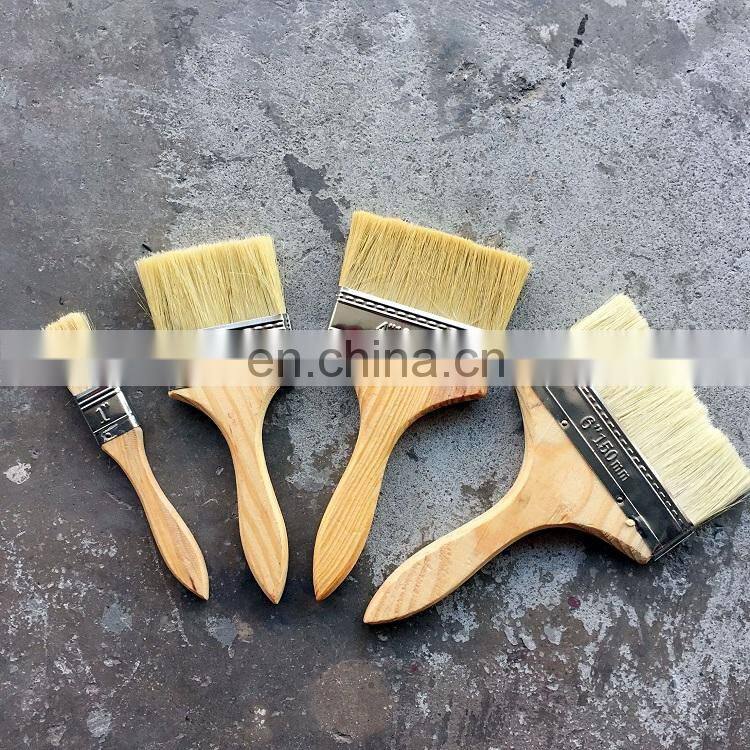 Thickened 5 inch professional 100% high quality oil painting brushes paint brush wall paint brush