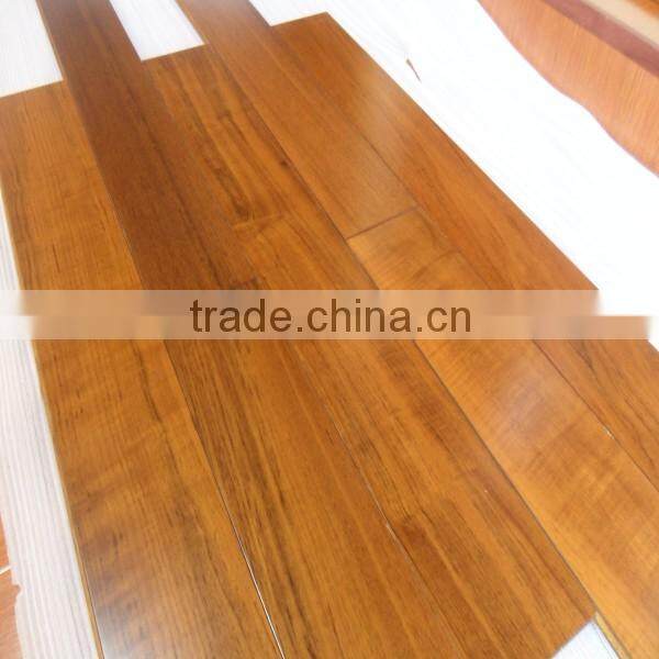 Durable multilayer engineered burma teak hardwood flooring