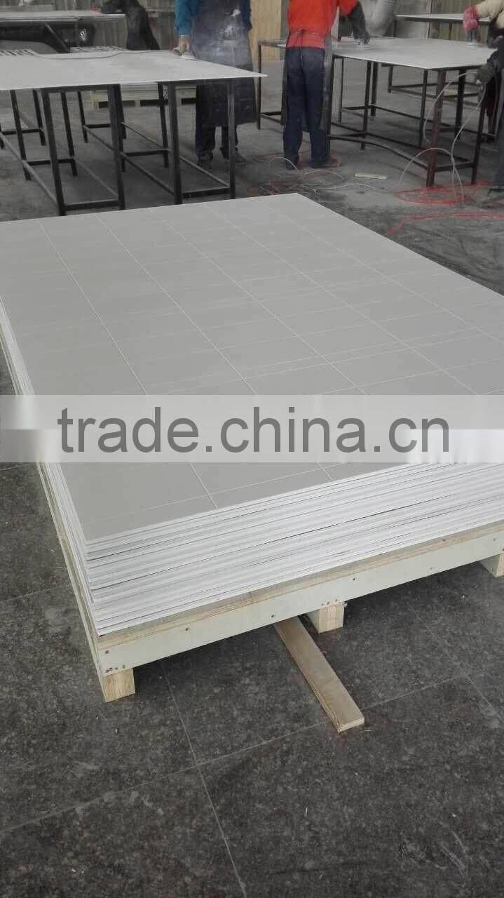 6" x 10" Bordeaux Vintage Series Panel System, Artificial Stone Shower Surround, Cultured Marble Tub Surround