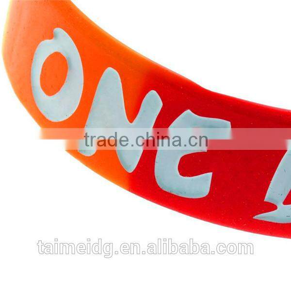 Fashion design bigger silicone band