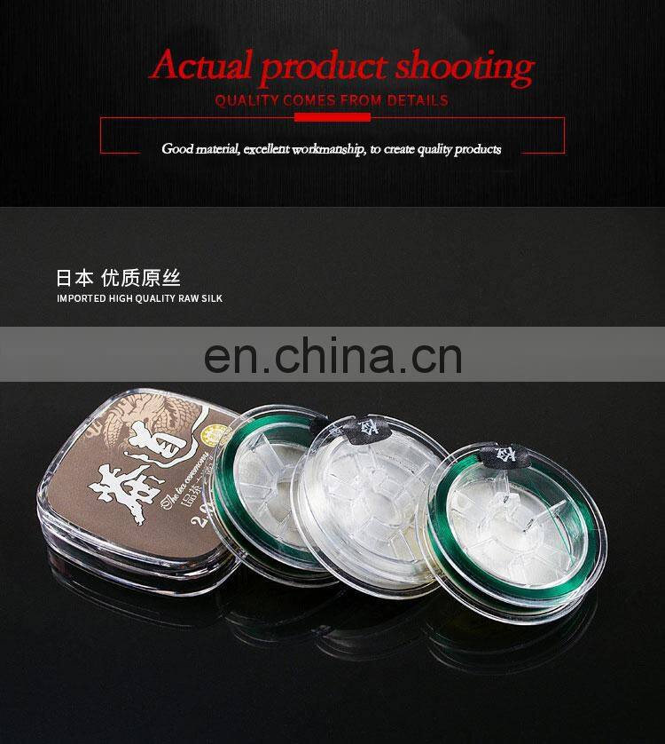 Super Strong Durable Monofilament Sinking fishing line 0.2 Ice Fishing Line 50m nylon fishing line