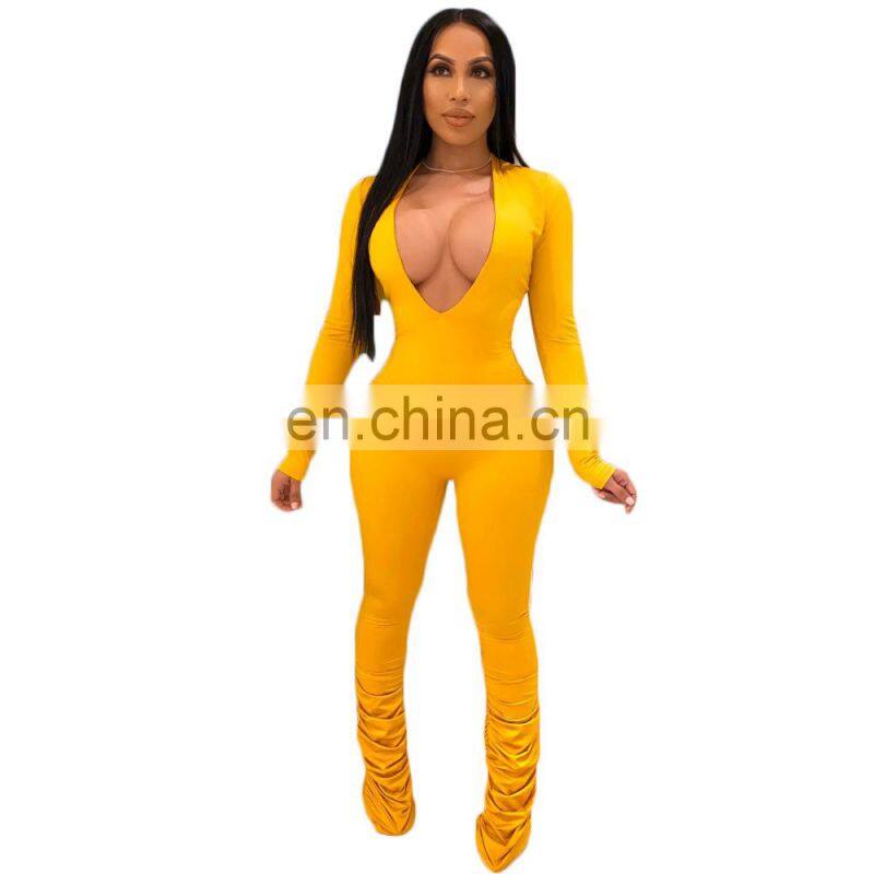 Wholesale burst leg pleat pure color sexy leotard jockstrap jockstrap home pants