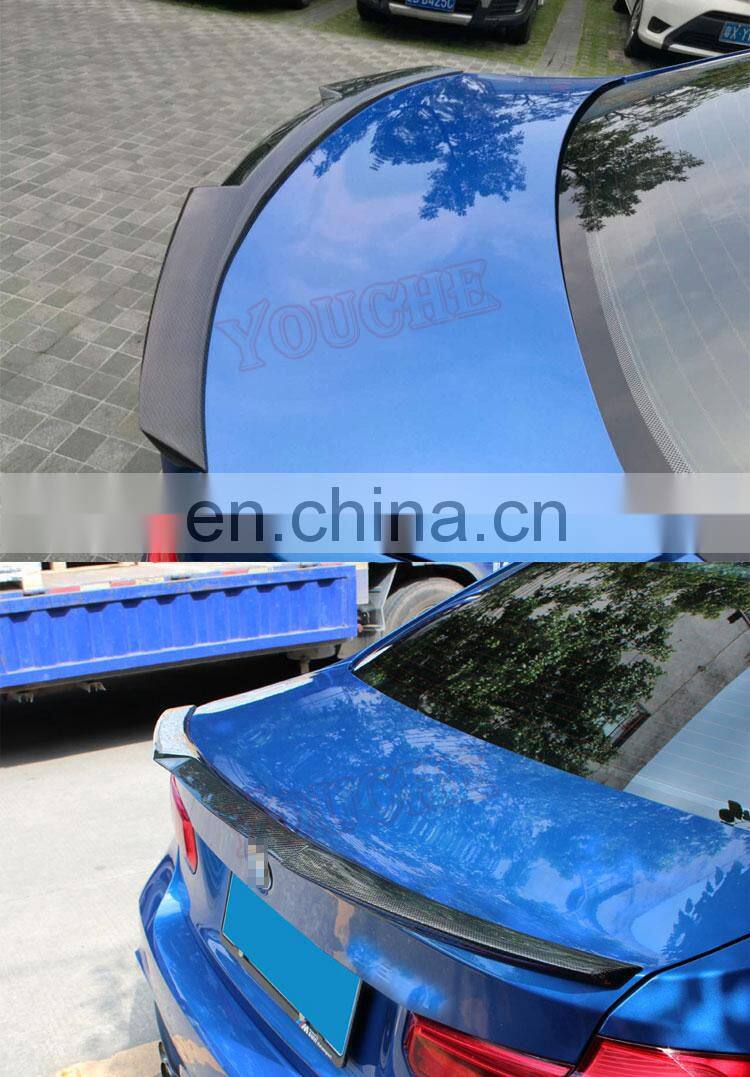 M4 style carbon fiber rear trunk spoiler wing for BMW 4 series F32 rear lip spoiler 2 door coupe 2014-2018