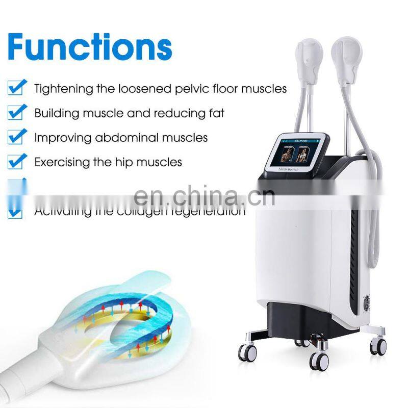 Hot selling 4 handle high intensity electromagnetic RF muscle building fat burning magnetic thin machine