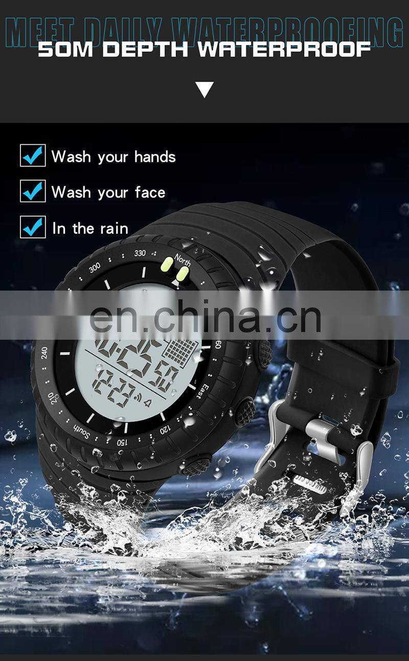 Sanda 6071 Outdoor Sports Watches Digital Male Chronograph Water Resistant Clock Watch Men