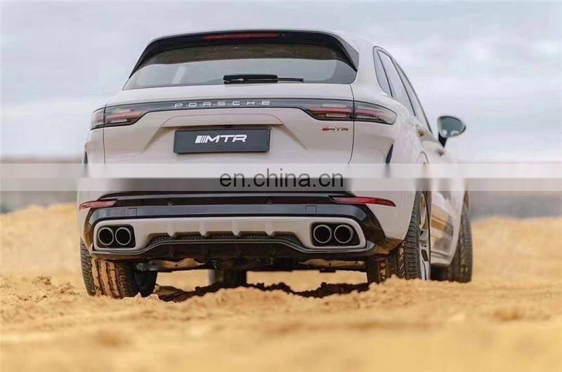 Runde Top Quality For 18-21 Porsche Cayenne 9Y0 Upgrade MTR Style Carbon Fiber Body Kit Front Rear Bumper