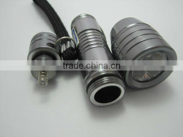 5 LED aluminum personalized mini flashlight