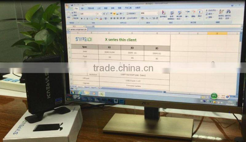 TC pc station N380 4USB thin client X1 supports win 7/8/2012