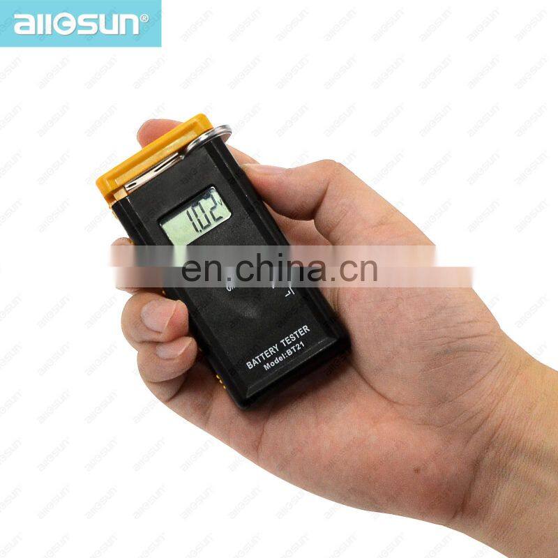 Allsun BT21 9V AAA AA Electronic Device Battery Tester check output voltage With LED Display Batteries Voltage tester