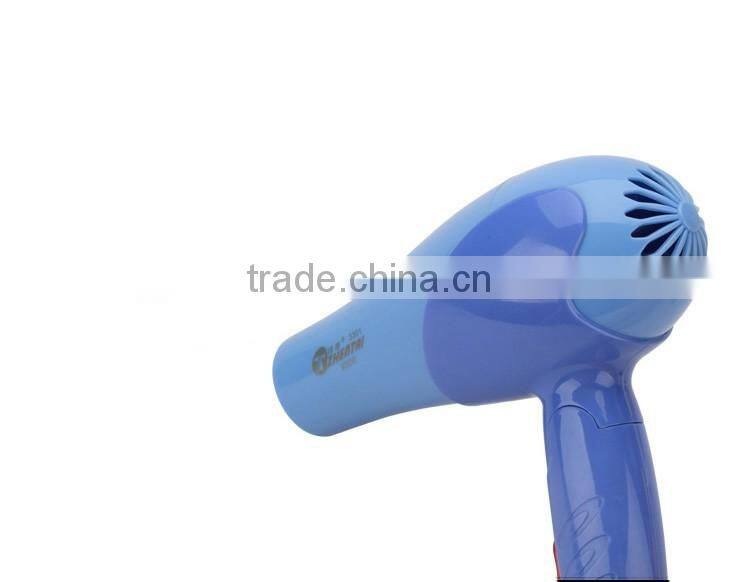 Wholesale foldable mini hair dryer, color can be customized, ideal as gift