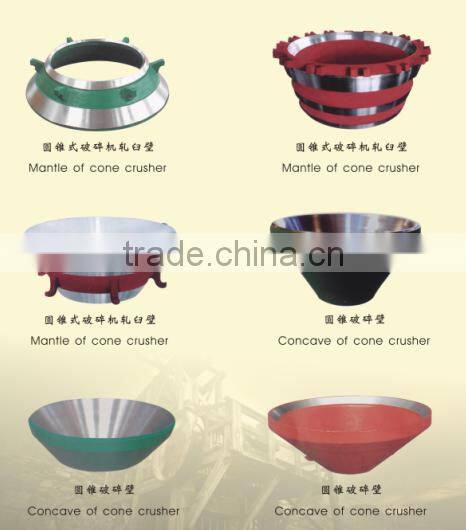 Cone crusher Abrasion Resistance rolling mortar