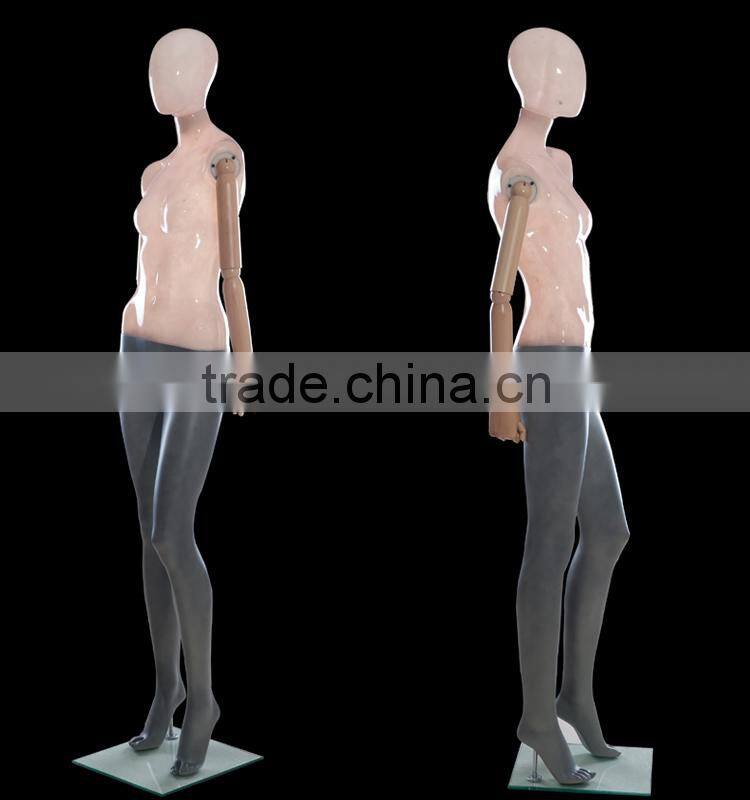 flexible female mannequin with plastic arms