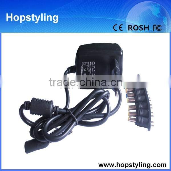 wall charger EU Standard AC Plug 12V 8A 8 tips CE approved Wall charger for phone/laptop charger