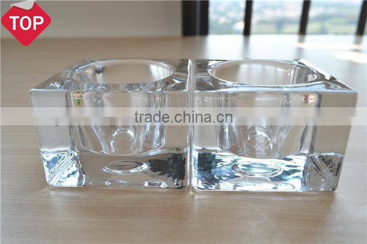 crystal table lamp candle holder