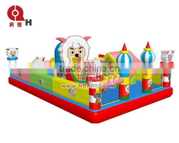 QHIC17 Amusement Park Outdoor Inflatable Bouncy Castle for Kids