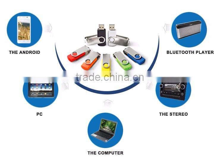 Chinese Bulk Promotion OEM Logo Ultra Thin swiveling USB Flash Drive