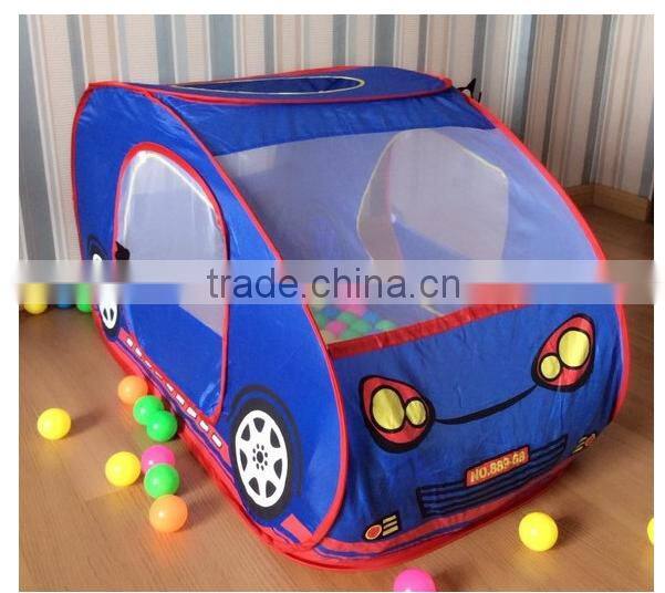 Kids toys big car pop up tunnel tent house