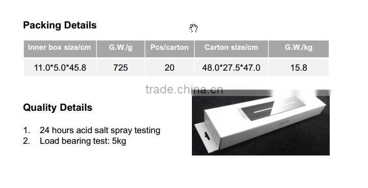 Bathroom tempered glass shelves for hotel and home decoration