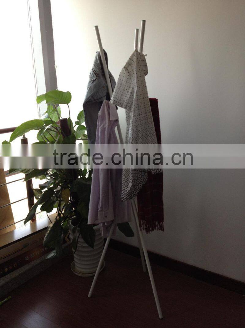 Pretty and Tree shape Steel matel balcony coat dryer rack