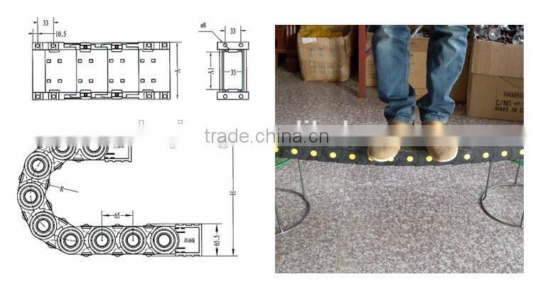 New Material Style Plastic Cable Carrier Conveyor Chain