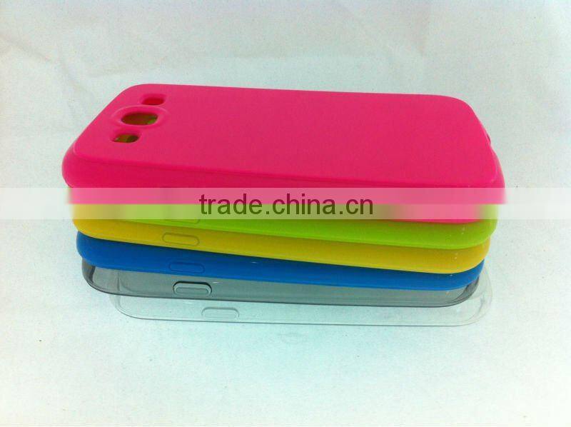 Promot goods stock goods TPU case for Samsung galaxy s3 i9300 Jelly case