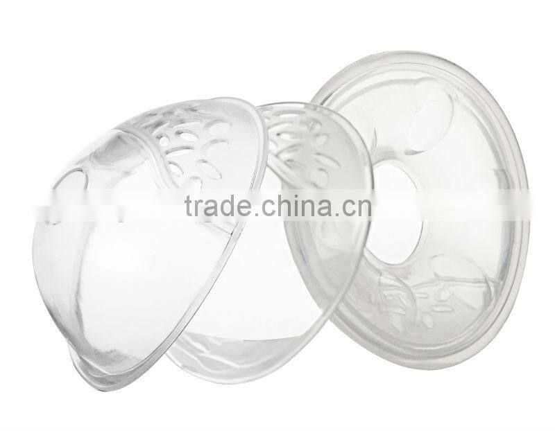 2015 breast shield transparent silicone artificial mammy breast shell round plate nipple shells breast guard