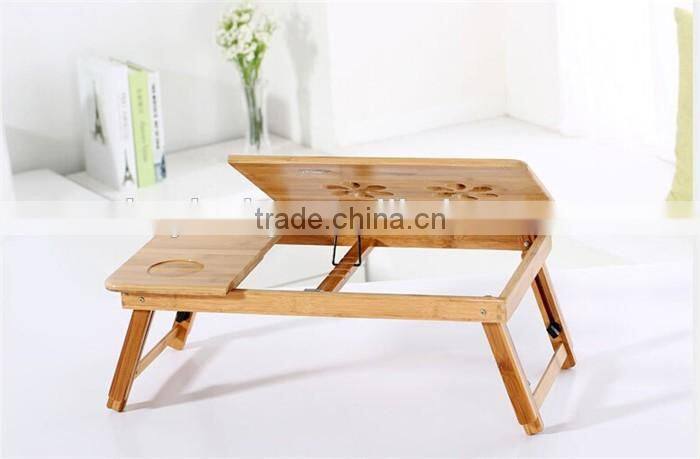 New style bamboo,laptop, table on bed laptop wooden bed table