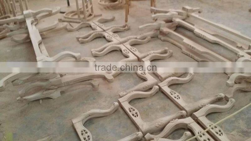 White color classical three person chair for wedding XY0838