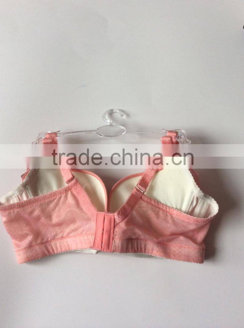 2015 New Style Pink Big Women Bra