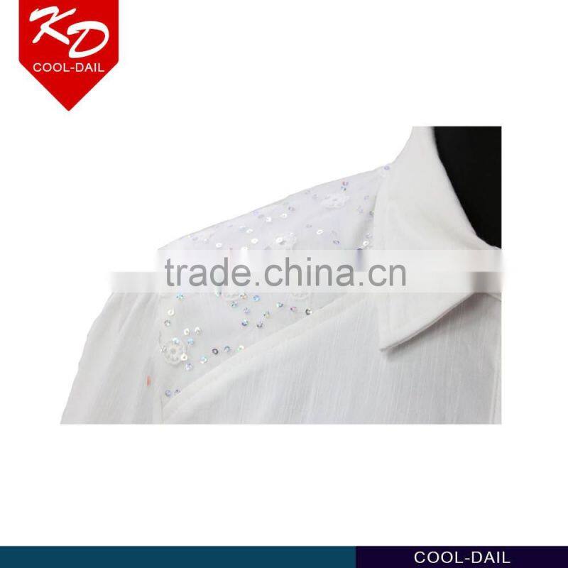 2016 summer Latest women's white t shirts wholesale