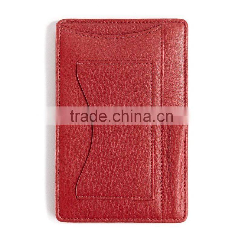 New Fashion Top Grade Handmade Cheap Red Faux Leather Note Jotter