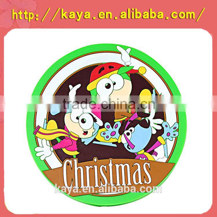 soft pvc 3d cup coaster pvc factory