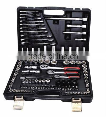 120pcs 1/4",3/8",1/2" Drive Socket Set, professional auto repairing tool set, DIN standards high quality