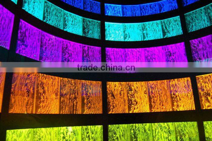 GH-DS723 Best sale colorful led light clear acrylic water bubble wall, led lighting indoor wall, panel bubble wall