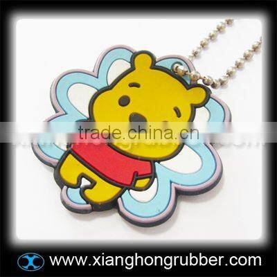 Soft PVC keychain, with fancy designs