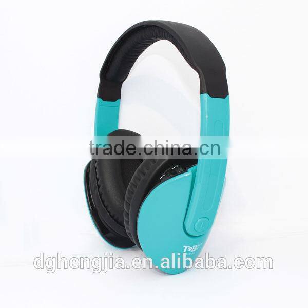 Wireless earmuff FM AM radio and mp3 player headphones / headsets with TF / MicroSD card TB-W193