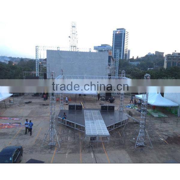 Indoor and outdoor performance glass stage, plexiglass stage, portable stage