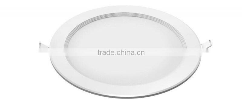 18W 6 Inch Ultra-thin LED Panel Light Downlight Round Shape with White Color