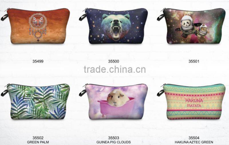 2015 10 pcs to buy factory direct sale New Arrival camouflage Promotional cosmetic bag for fashion women travel