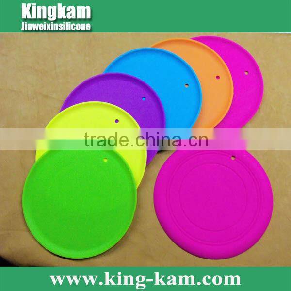customized silicone frisbee with logo
