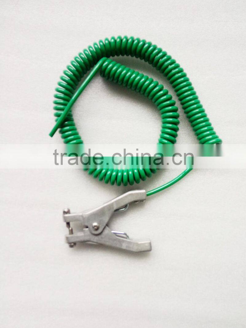 Static Grounding Clamp with Green Cable