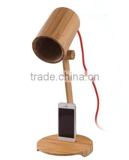 Bamboo desk lamp for livingroom