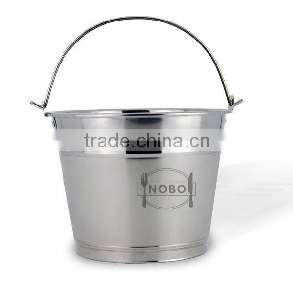 Nobo Factory Durable Stainless Steel Water Bucket for Kitchen