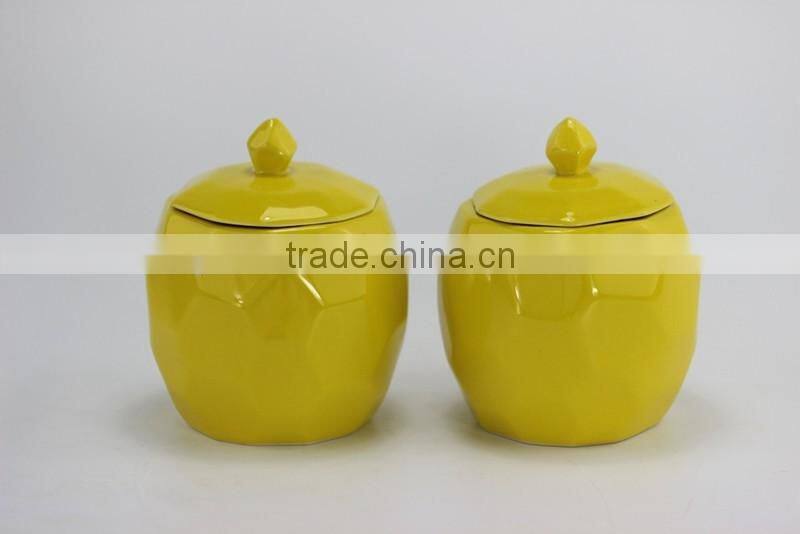 Home Decor Various Scents Ceramic Jar Candle With Lid