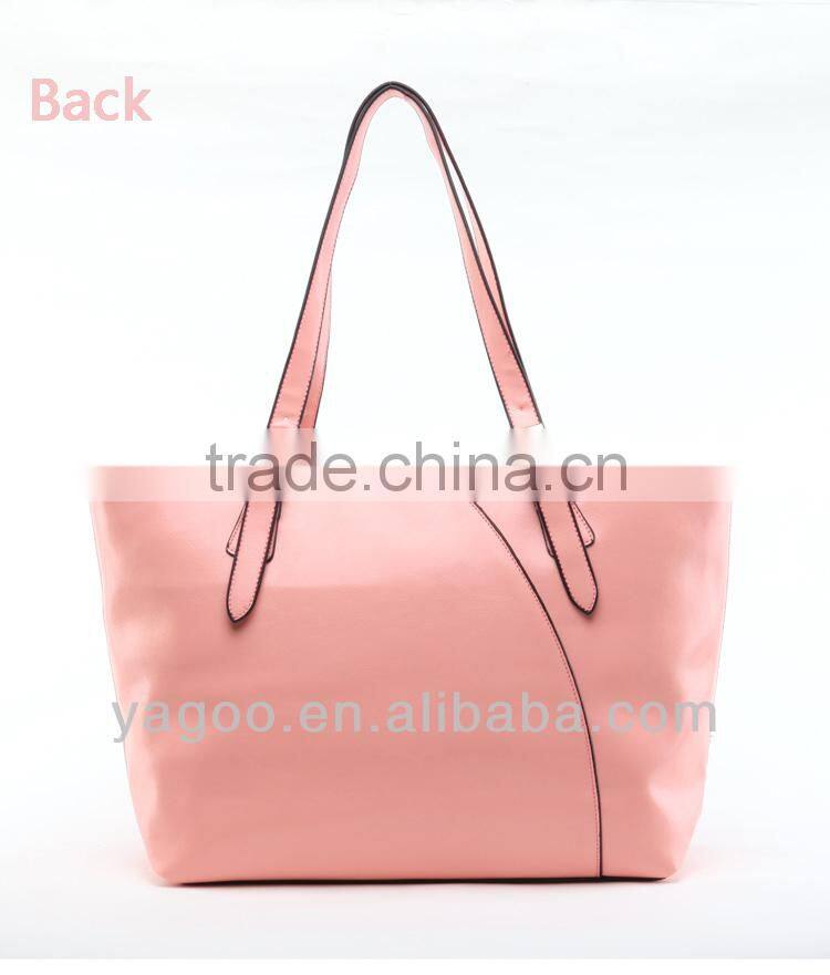 Multi-color Cheap beach PVC waterproof bag plain leather handbag