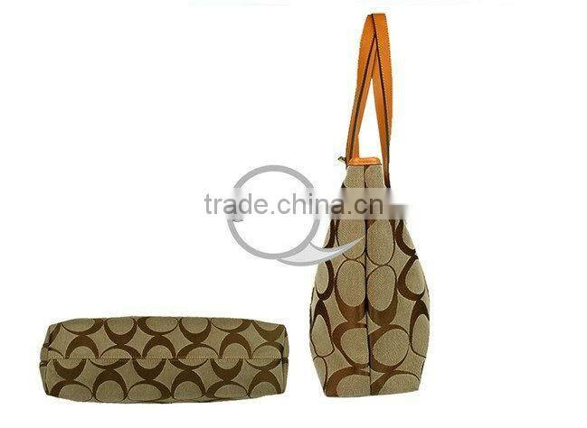 Fashional cute black synthetic ladies leather handbag