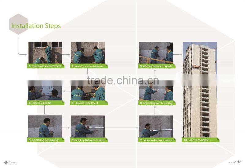 high density fire retardant eps thermal insulation material