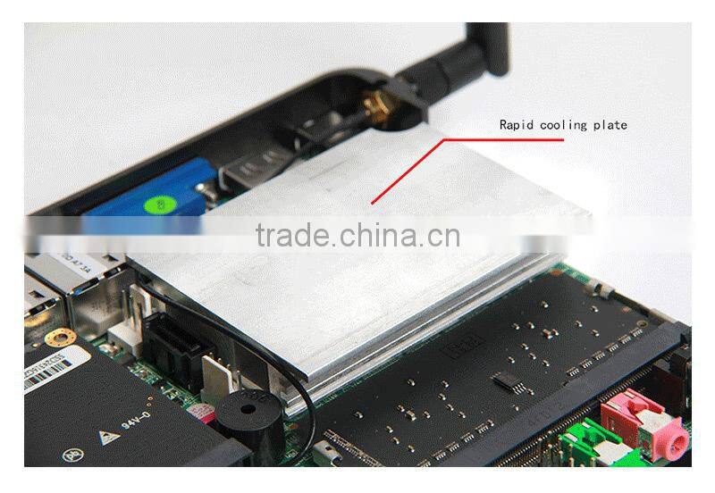 Low Price X29-J1900 Celeron Quad Core Thin Mini Itx Fanless i3 Fanless Desktop PC Support MIC 2G RAM 500G HDD
